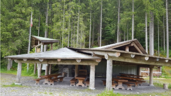 Grillstelle Gletscherschlucht