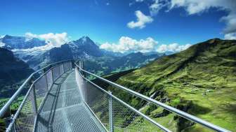 First Cliff Walk by Tissot Grindelwald
