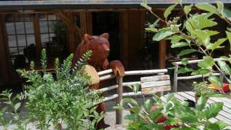 Tom's Hütte Holzbär