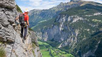 Geführte Tour Klettersteig Mürren Geführte Tour Klettersteig Mürren
