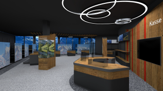 Innenansicht Shop Terminal