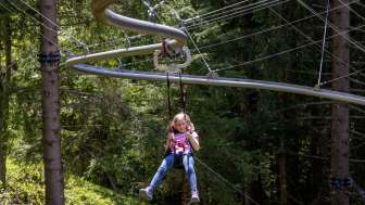 Fly-Line durch den Wald